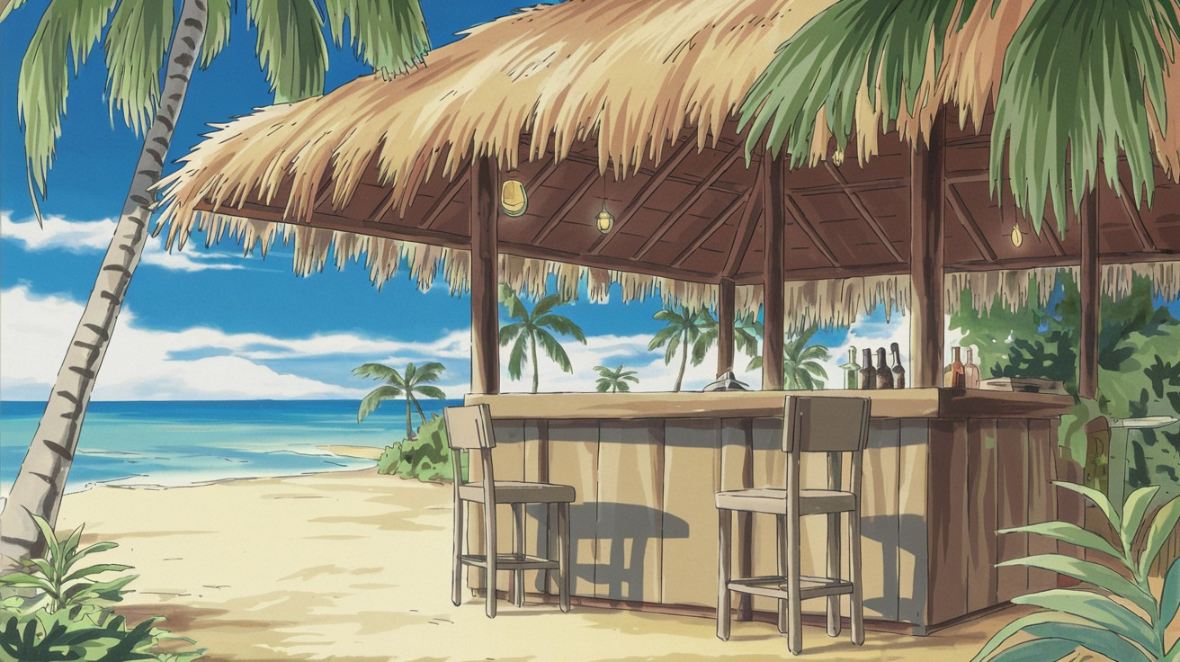 A bar on the beach